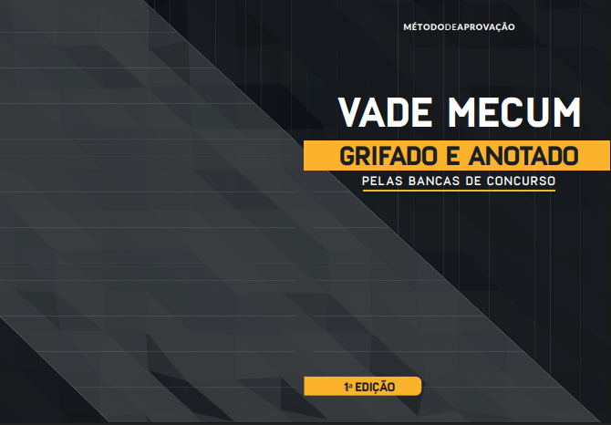 Capa do Vade Mecum Grifado e Anotado